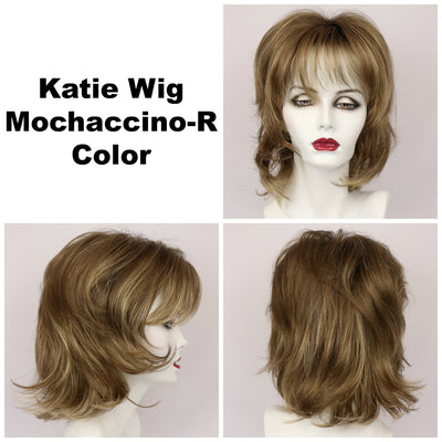 Mochaccino-R / Katie w/ Roots / Medium Wig