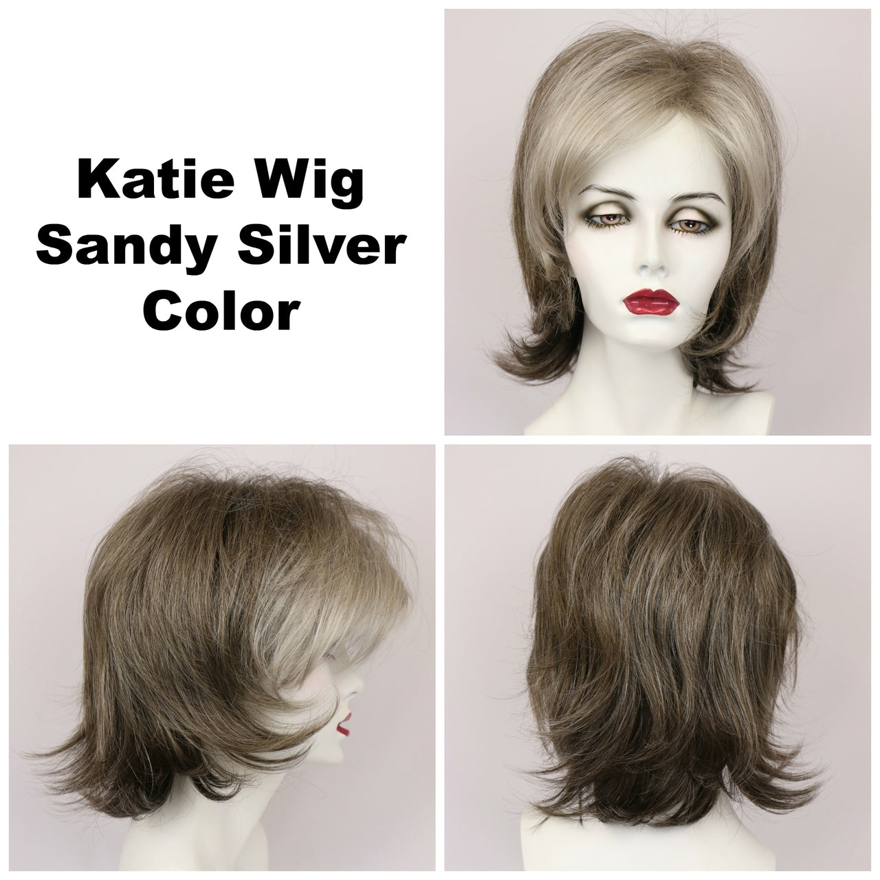 Sandy Silver / Katie / Medium Wig