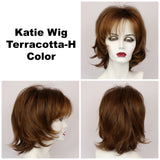 Terracotta-H / Katie w/ Roots / Medium Wig