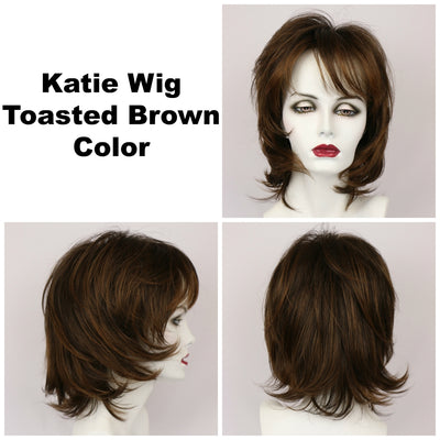 Toasted Brown / Katie / Medium Wig