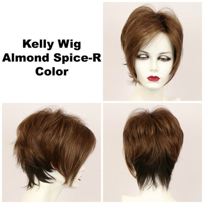 Almond Spice-R / Kelly w/ Roots / Short Wig