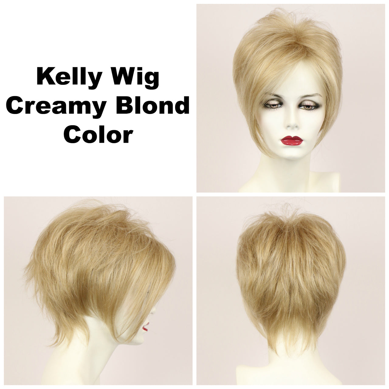 Creamy Blond / Kelly / Short Wig