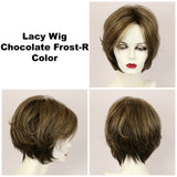 Chocolate Frost-R / Lacy w/ Roots / Medium Wig