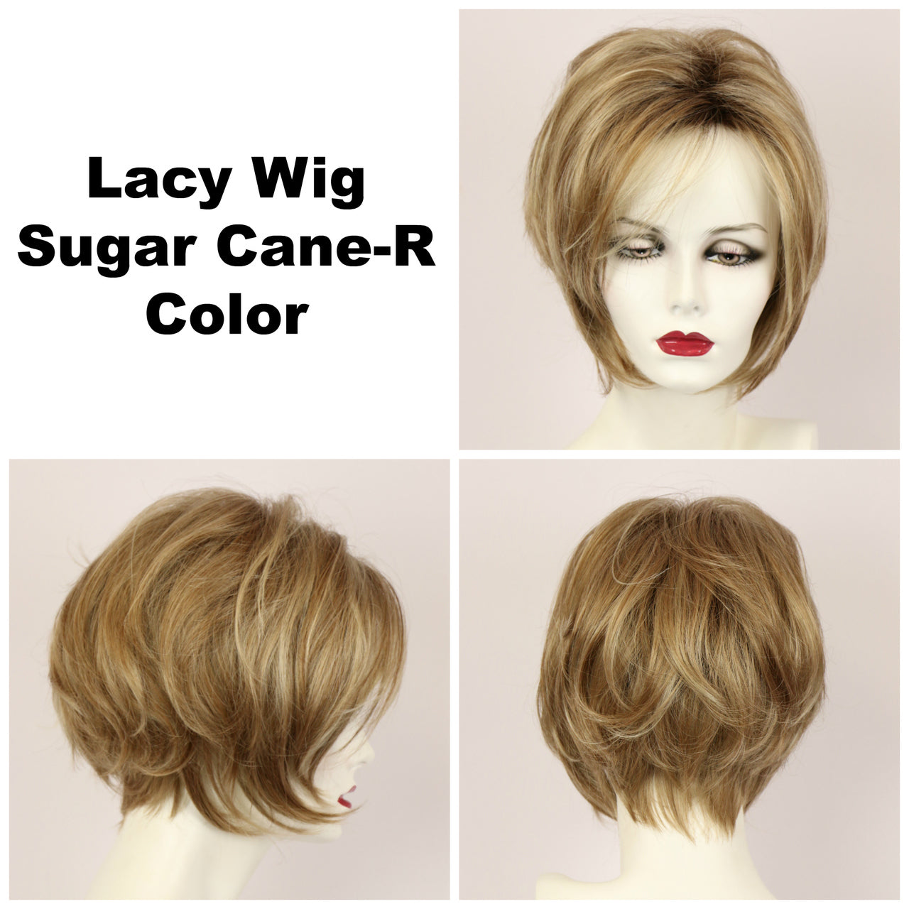 Sugar Cane-R / Lacy w/ Roots / Medium Wig