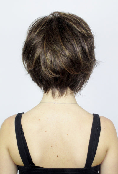 Marble Brown / Lacy / Medium Wig