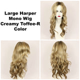 Creamy Toffee-R / Large Harper Monofilament w/ Roots / Long Wig