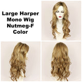 Nutmeg-F / Large Harper Monofilament w/ Roots / Long Wig
