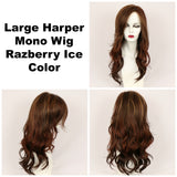 Razberry Ice / Large Harper Monofilament / Long Wig