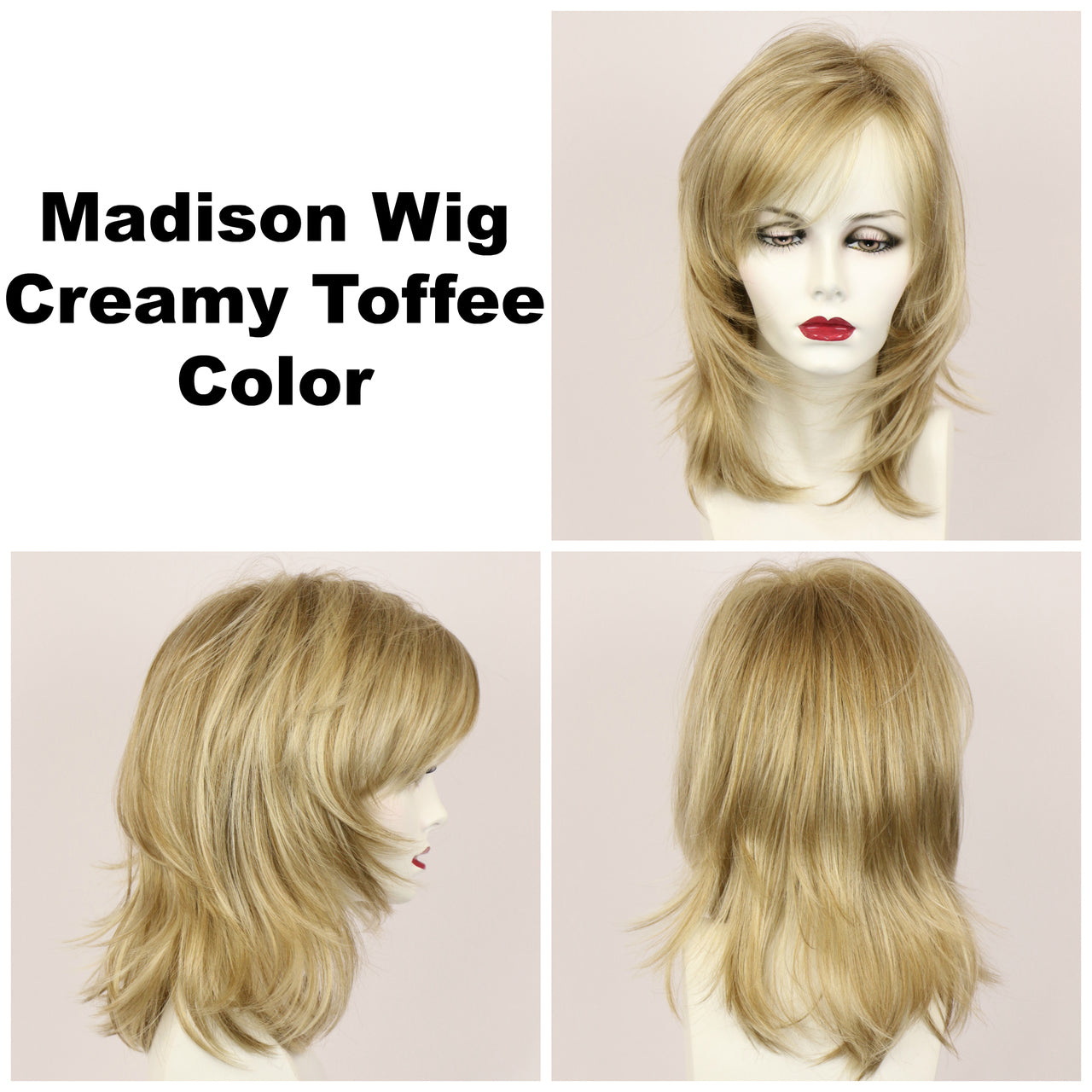 Creamy Toffee / Madison / Long Wig