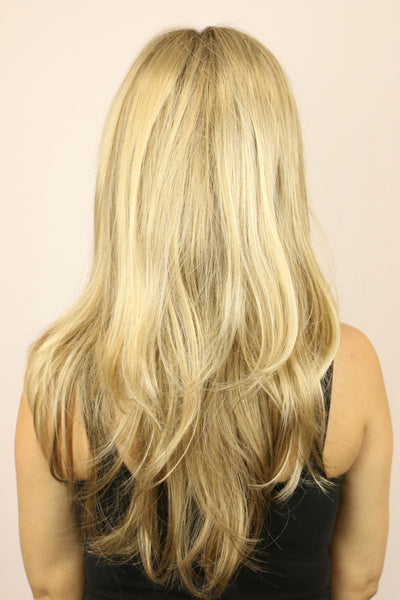 Creamy Toffee-R / Petite Mariah Monofilament w/ Roots / Long Wig