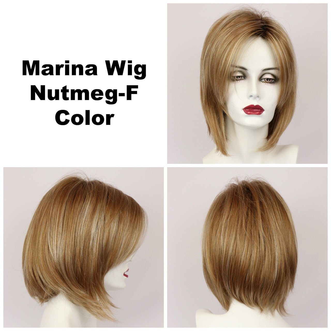 Nutmeg-F / Marina w/ Roots / Medium Wig