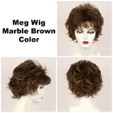 Marble Brown / Meg / Short Wig