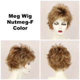 Nutmeg-F / Meg w/ Roots / Short Wig