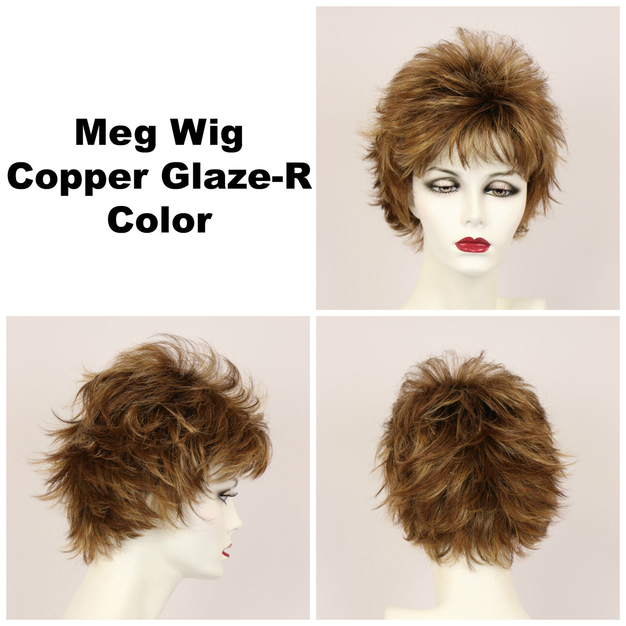 Copper Glaze-R / Meg w/ Roots / Short Wig