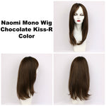 Chocolate Kiss-R / Naomi Monofilament w/ Roots / Long Wig
