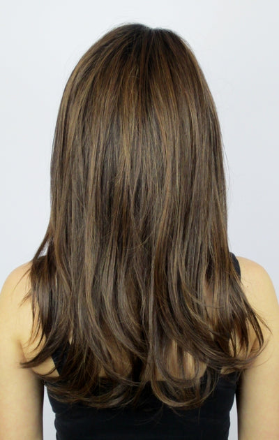 Chocolate Kiss-R / Naomi Monofilament w/ Roots / Long Wig