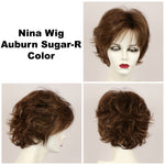 Auburn Spice-R / Nina w/ Roots / Medium Wig