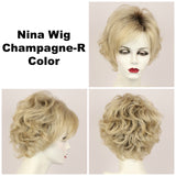 Champagne-R / Nina w/ Roots / Medium Wig