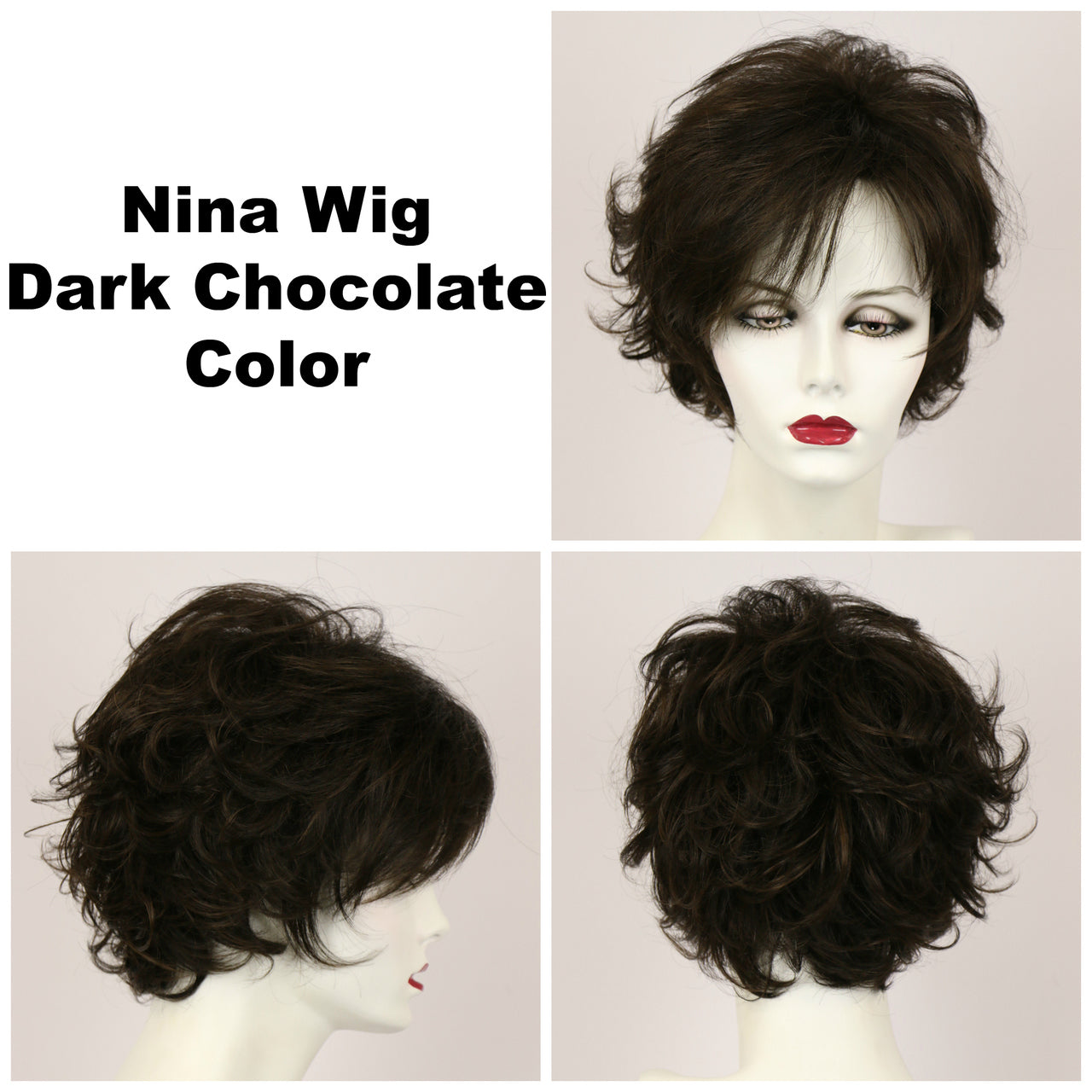 Dark Chocolate / Nina / Medium Wig