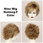 Nutmeg-F / Nina w/ Roots / Medium Wig