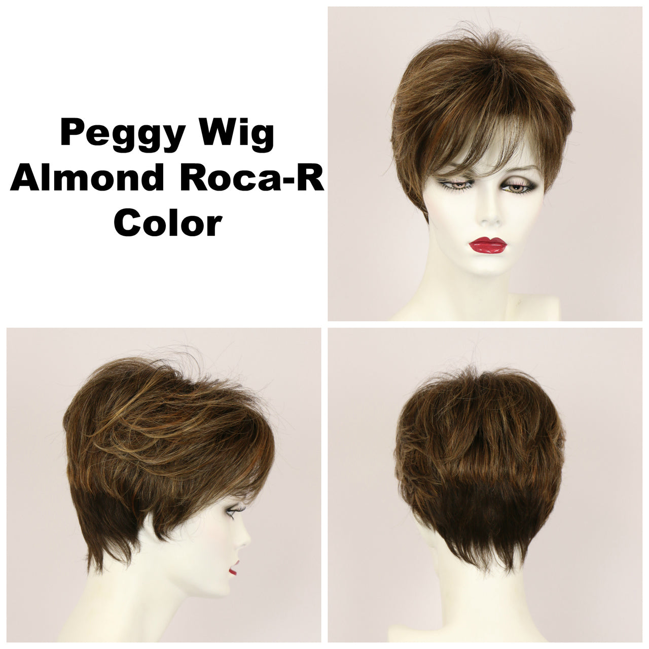 Almond Roca-R / Peggy w/ Roots / Short Wig