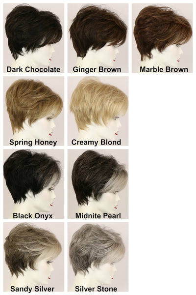 Color Chart / Peggy / Short Wig