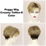 Creamy Toffee-R / Peggy w/ Roots / Short Wig