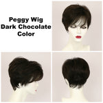 Dark Chocolate / Peggy / Short Wig
