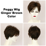 Ginger Brown / Peggy / Short Wig