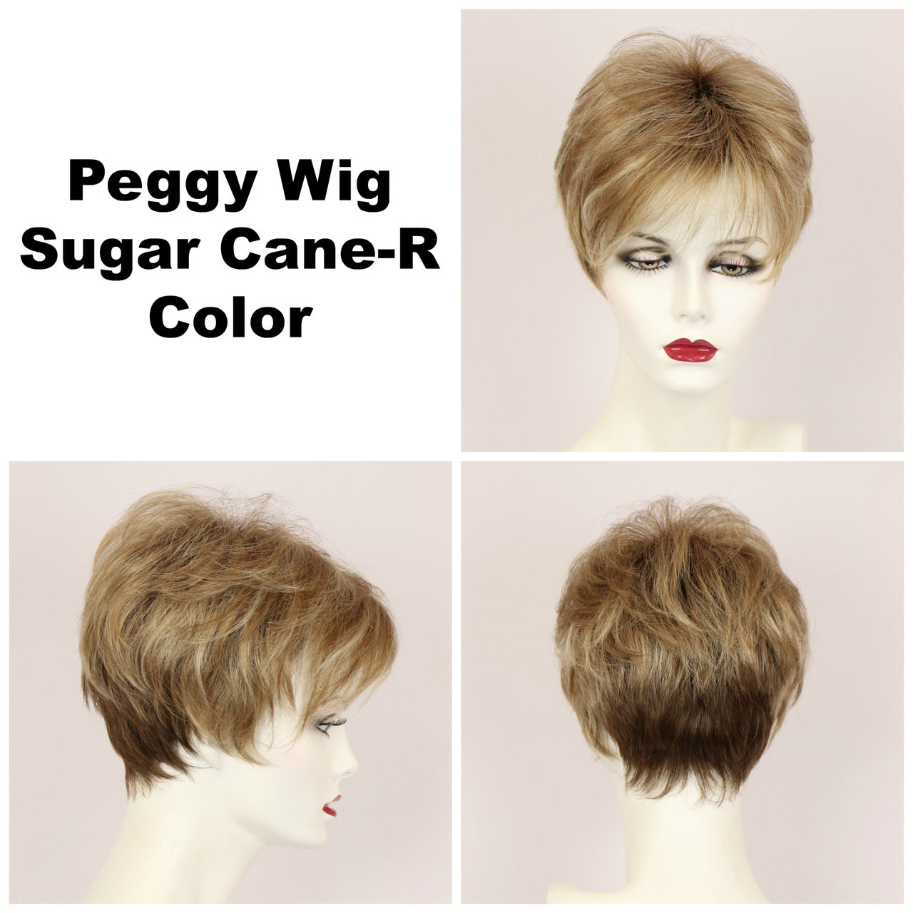 Sugar Cane-R / Peggy w/ Roots / Short Wig
