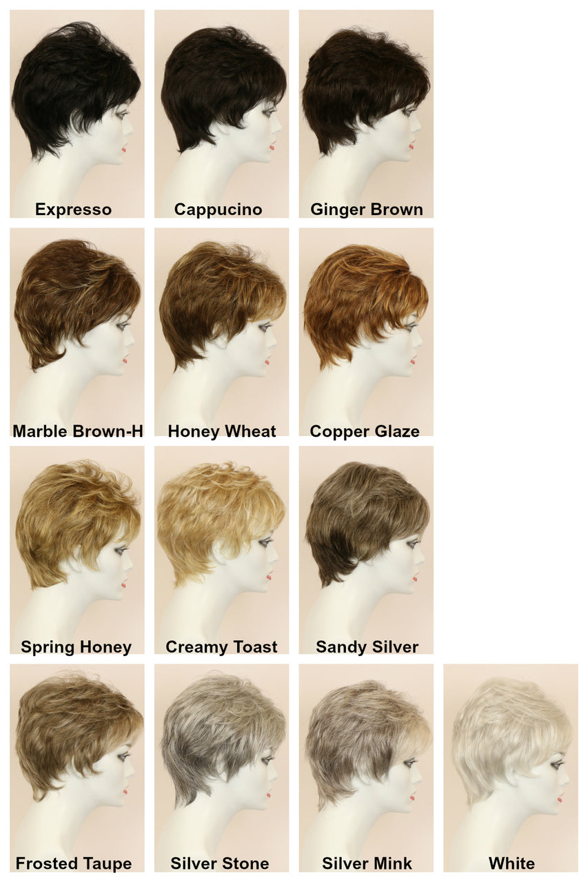 Color Chart / Quinn / Short Wig