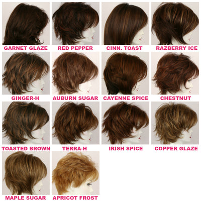 Color Swatches / Red Wig