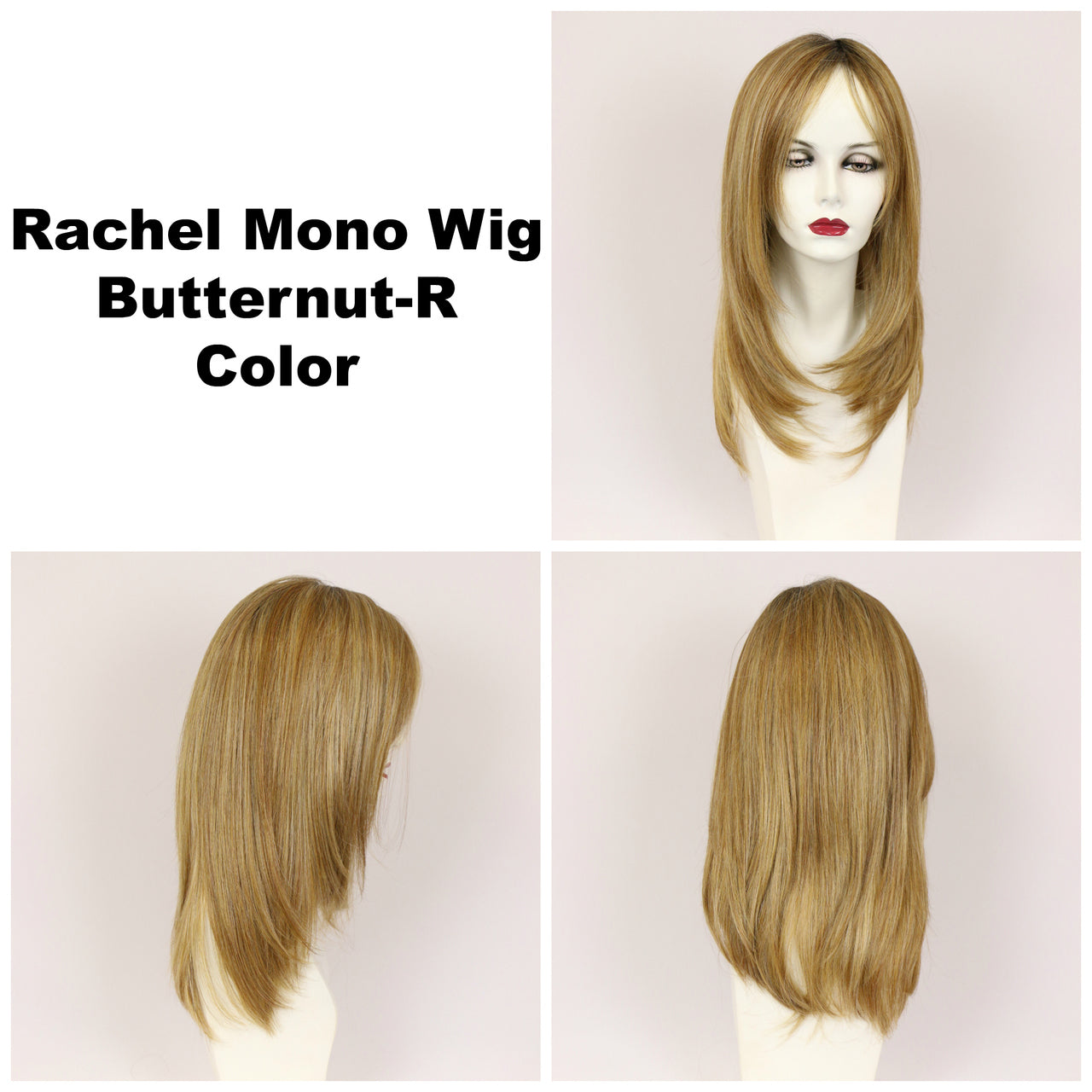 Butternut-R / Rachel Monofilament w/ Roots / Long Wig