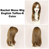 English Toffee-R / Rachel Monofilament w/ Roots / Long Wig
