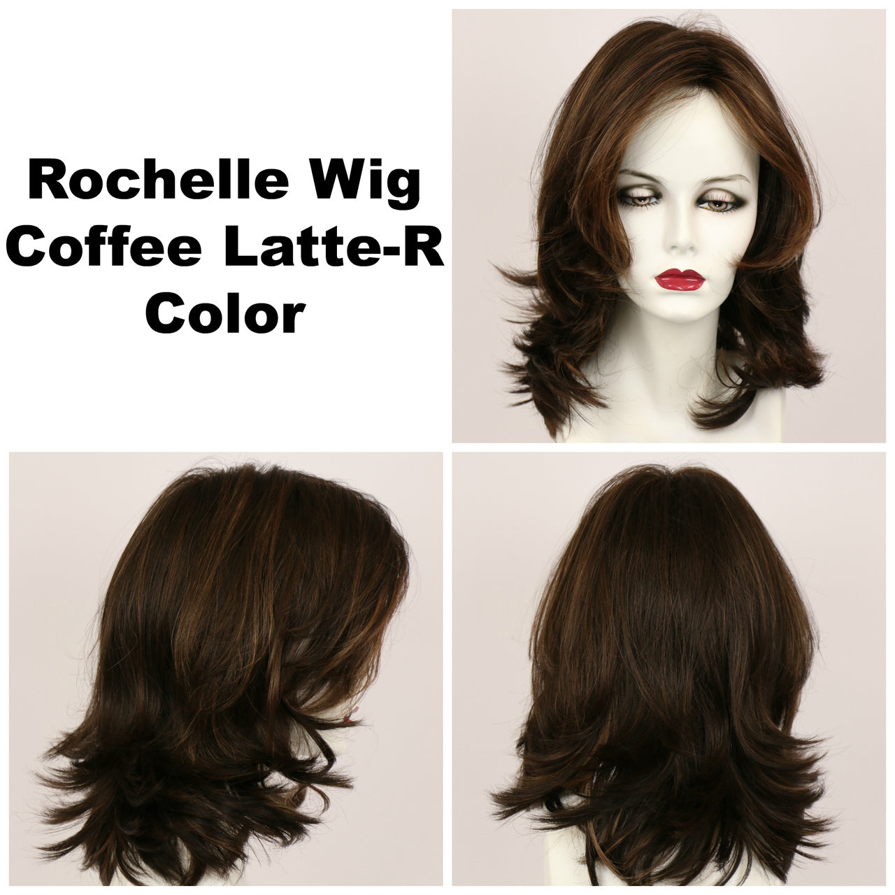 Coffee Latte-R / Rochelle w/ Roots / Long Wig