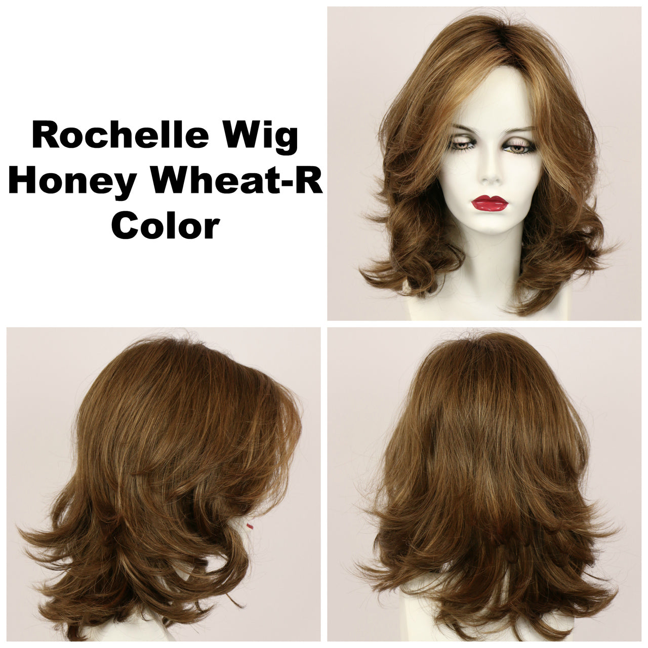 Honey Wheat-R / Rochelle w/ Roots / Long Wig