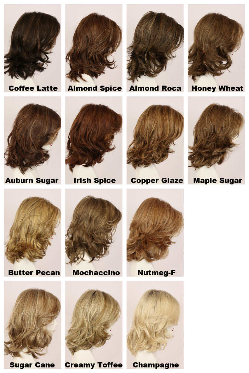 Color Chart / Rochelle w/ Roots / Long Wig
