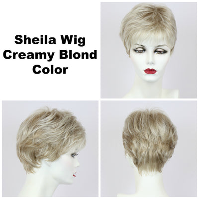 Creamy Blond / Sheila / Short Wig
