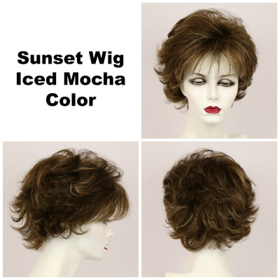 Iced Mocha / Sunset / Short Wig