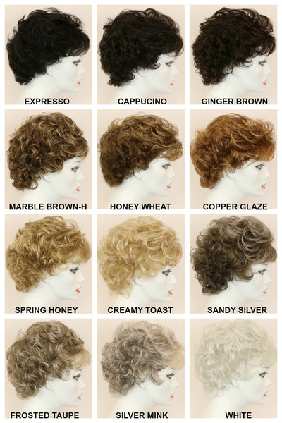 Color Chart / Tammy / Short Wig