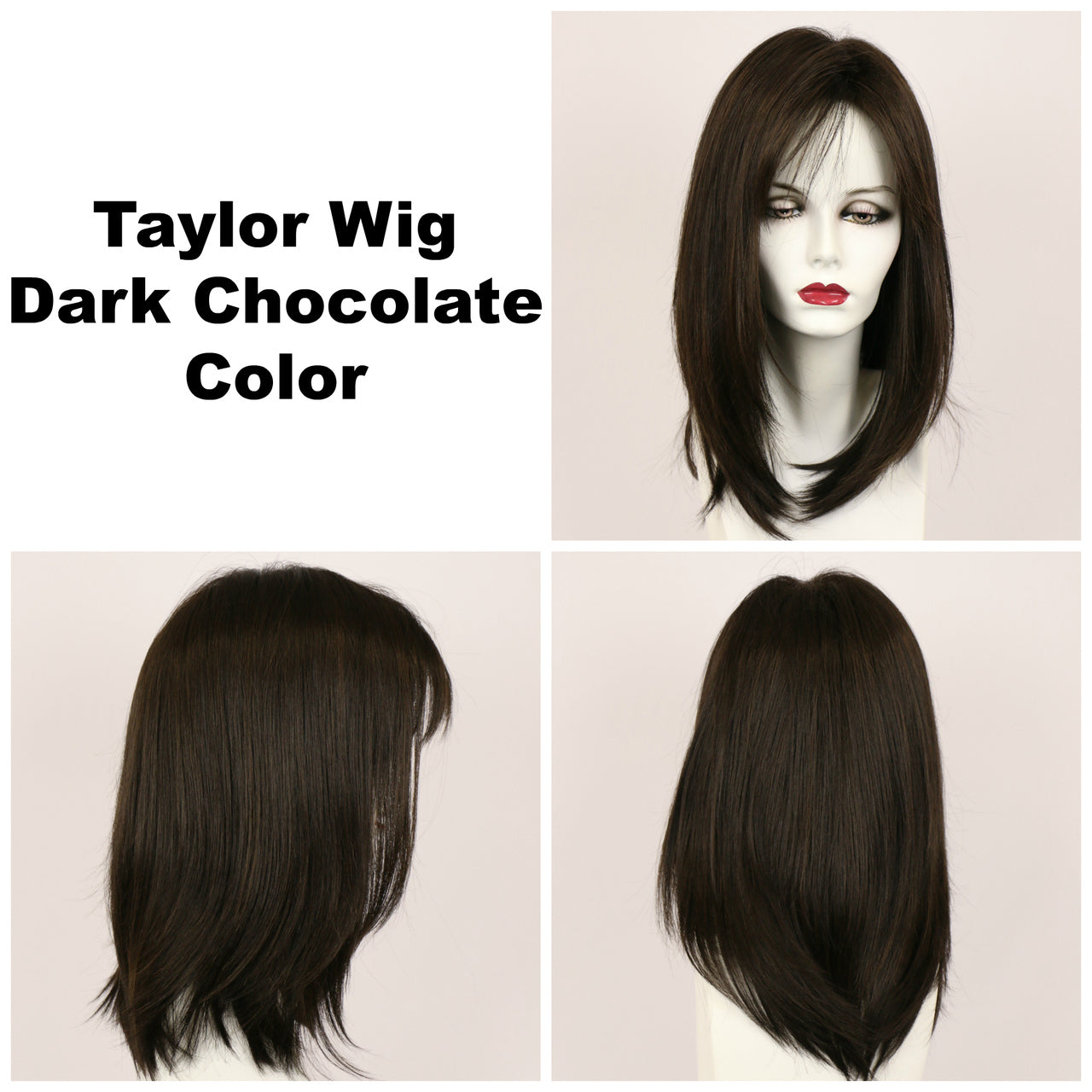 Dark Chocolate / Taylor / Long Wig