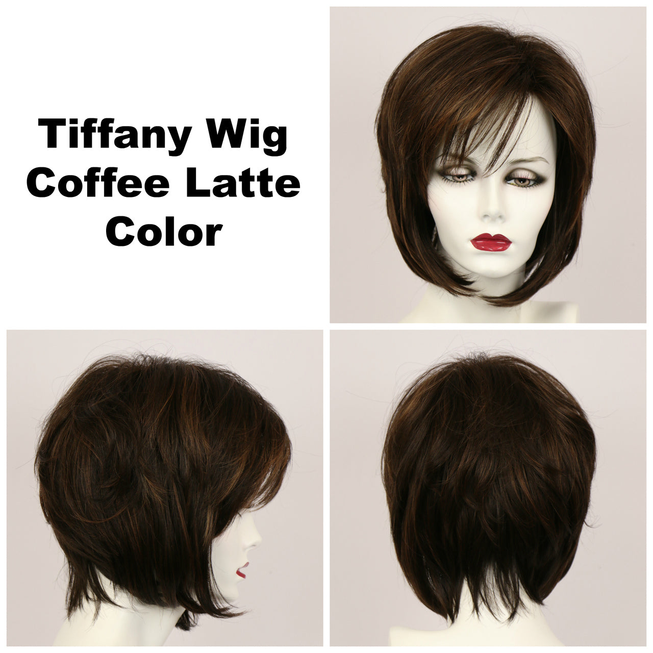 Coffee Latte / Tiffany / Medium Wig
