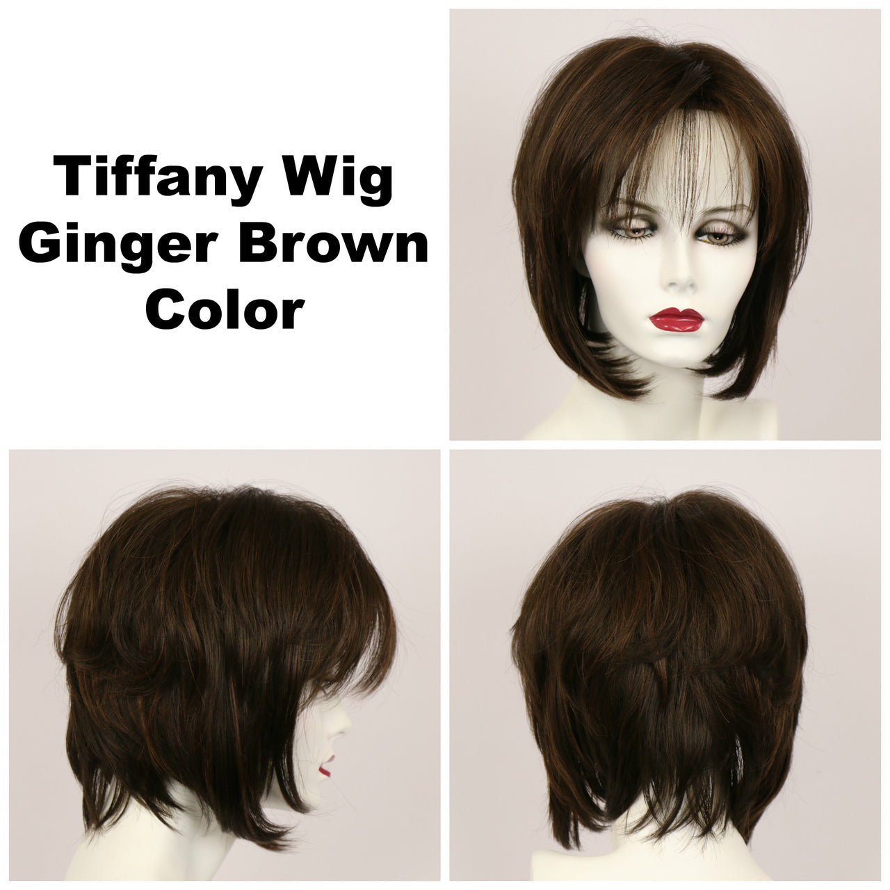 Ginger Brown / Tiffany / Medium Wig
