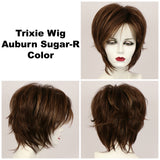Auburn Sugar-R / Trixie w/ Roots / Medium Wig