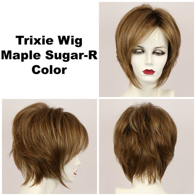 Maple Sugar-R / Trixie w/ Roots / Medium Wig