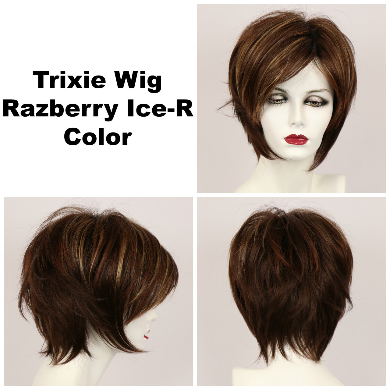 Razberry Ice-R / Trixie w/ Roots / Medium Wig
