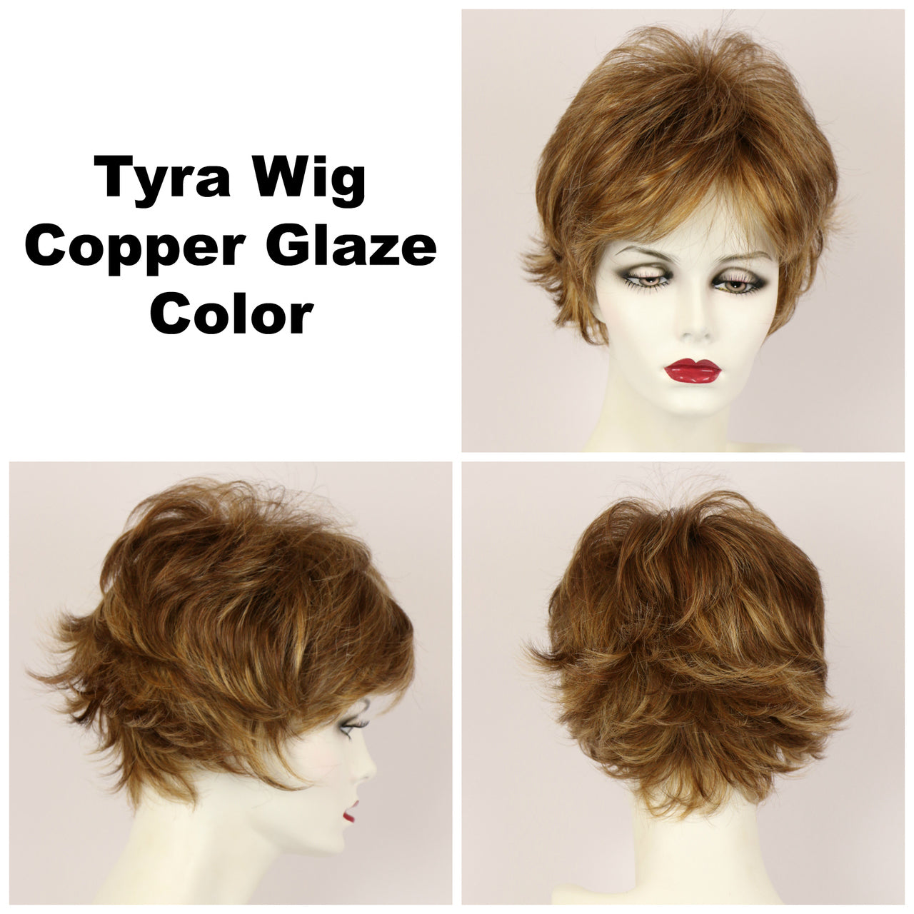 Copper Glaze / Tyra / Short Wig