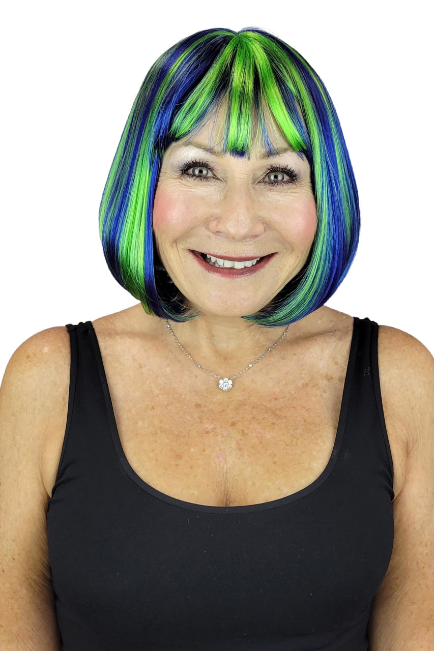 Uma (costume wig) Costume Wig 3 Blue/ Green 