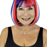 Uma (costume wig) Costume Wig 3 Red/White/Blue 