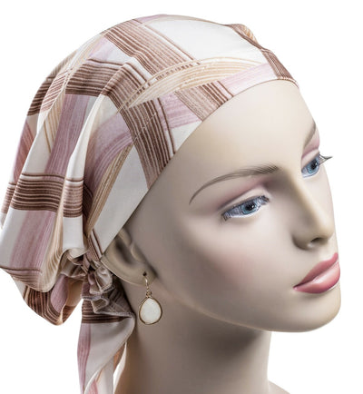 Cream Print/ Lycra / Short Wrap